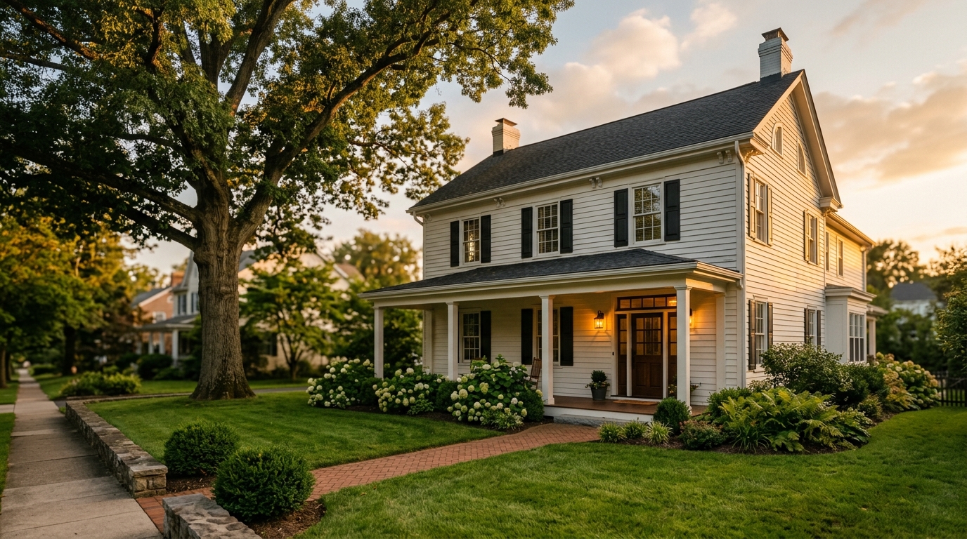 Elegant suburban home protected by ATC Pest Control termite treatment